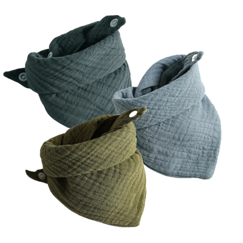 Bavoirs Bandana pour bébé, bavoirs bave pour garçons filles, bavoirs dentition unisexes, confortables absorbants, pour