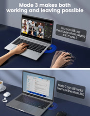 Petit Gabarit de Souris en Métal, Déchargeur USB Indétectable, Agitateur existent avec Mode Mathié et lèvent Marche/Arrêt