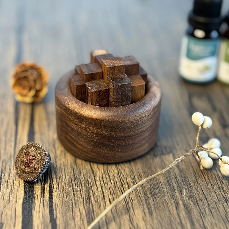 Diffuseur d'arôme en bois sans parfum, bricolage, parfum, salon, salle de bains, toilettes, chambre à coucher, bureau, accessoires pour la maison, décorations d'aromathérapie