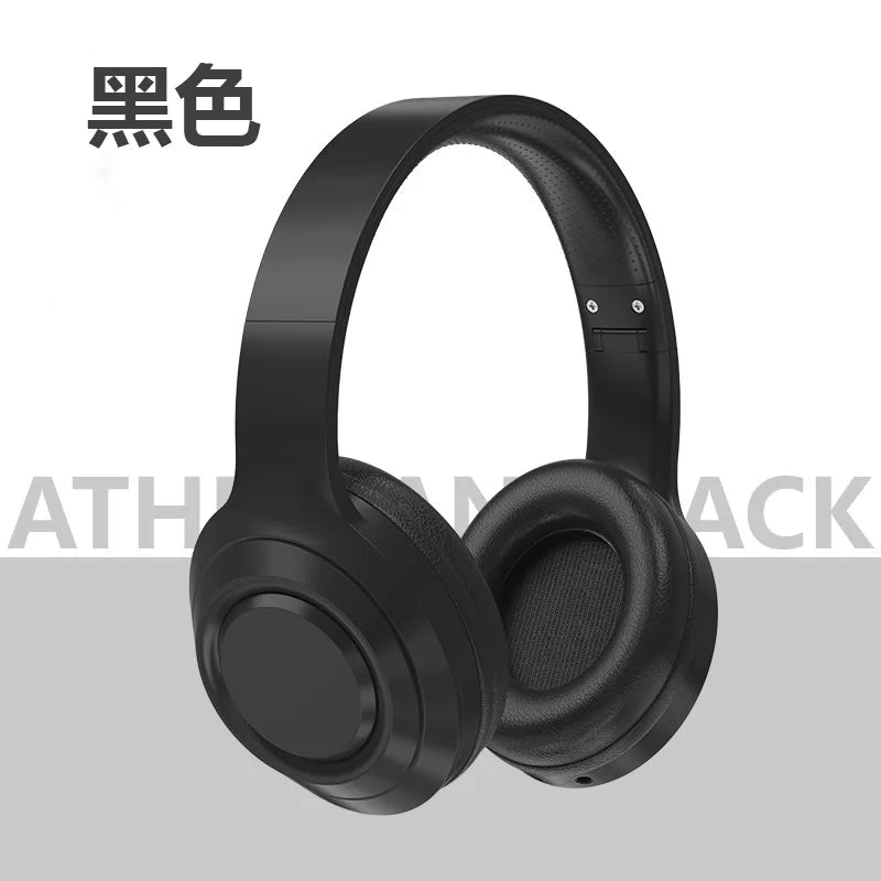 Écouteurs sans fil Bluetooth sur l'oreille casques stéréo HIFI réduction du bruit écouteurs de jeu de sport lecteur de musique avec micro cadeaux
