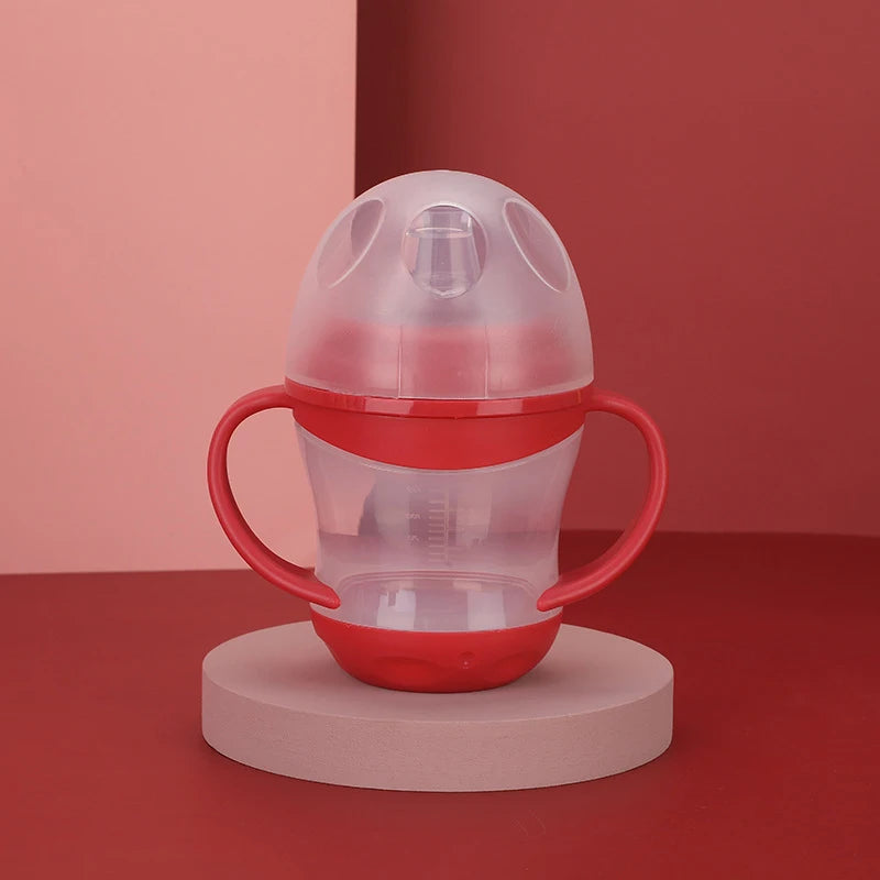Bouteille d'eau pour enfants, bouteilles d'eau étanches, tasses portables d'extérieur pour enfants, tasses d'entraînement pour nourrissons avec poignée