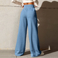 Women's athletic pants, straight leg, loose fit, wide leg, casual outdoor dance pants, Autumn 2025, new