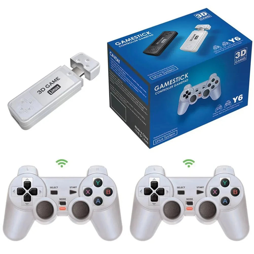 BOYHOM Y6 Console de jeu rétro 4K 60fps sortie HDMI faible latence GD10 TV bâton de jeu double poignée Console de jeu domestique Portable pour GBA
