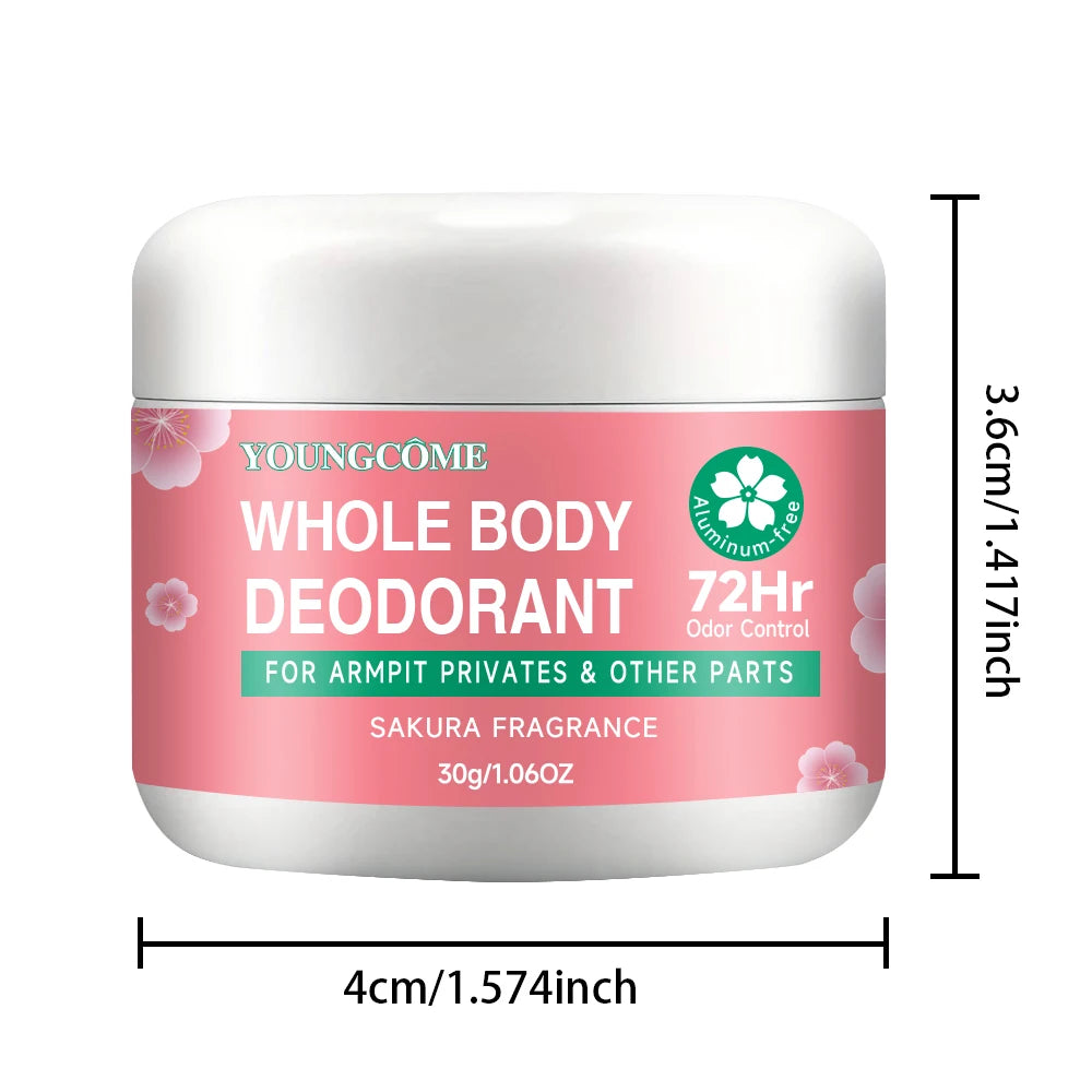 Déodorant naturel pour tout le corps pour hommes et femmes – Protection contre les odeurs longue durée 72H, sans aluminium, hydratant et doux pour Sensit