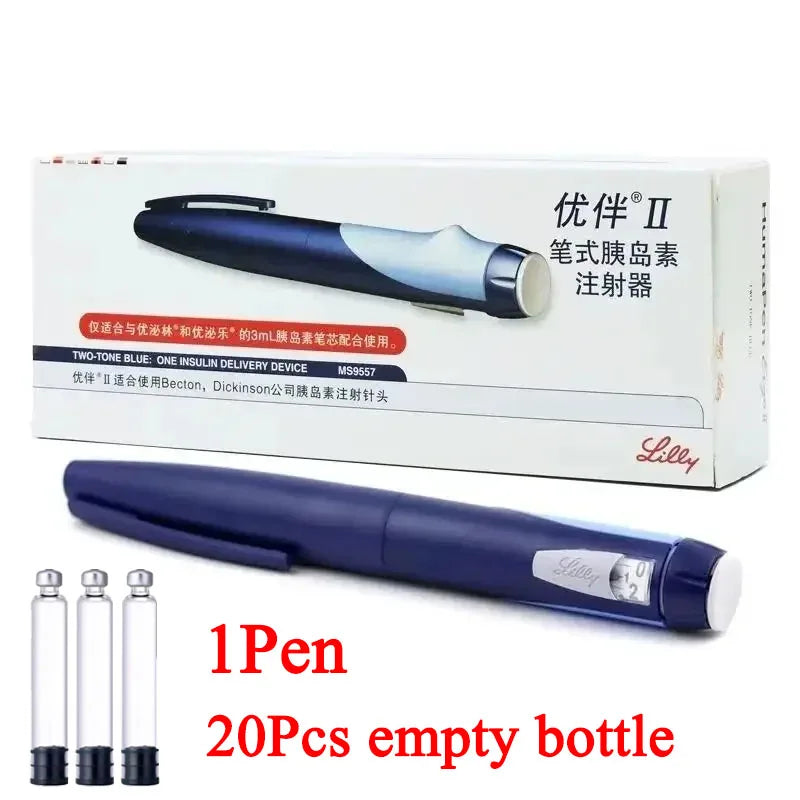 Lancette pour le diabète, seringue à insuline, produits pour le diabète, injection de glycémie, stylo 3ml, emballage portable