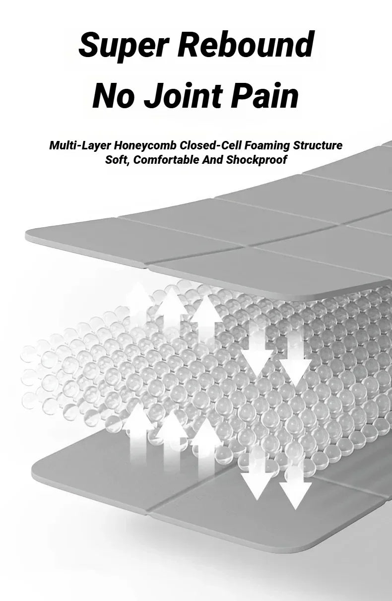 Nouveau tapis de Yoga pliable écologique Tpe pliant voyage Fitness exercice Double face antidérapant pour les Pilates et les entraînements au sol