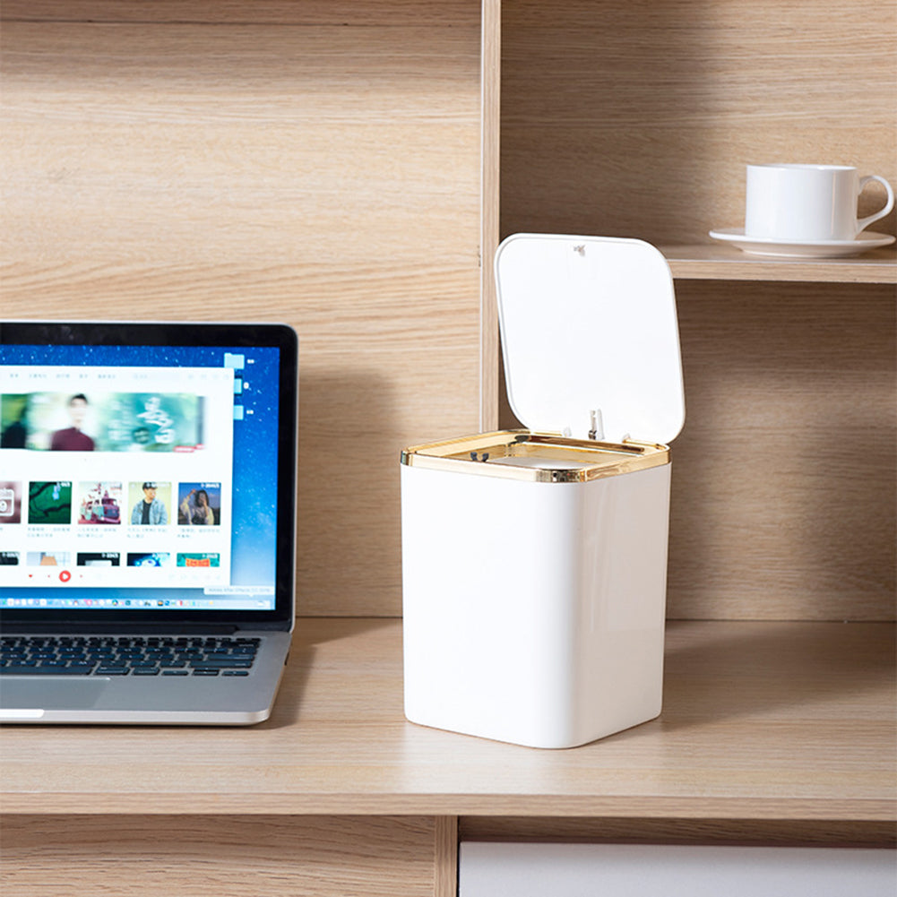 Mini petites poubelles de bureau, corbeille à ordures, table à la maison, poubelle en plastique, fournitures de bureau, poubelles, boîte SunOfficial Barrel