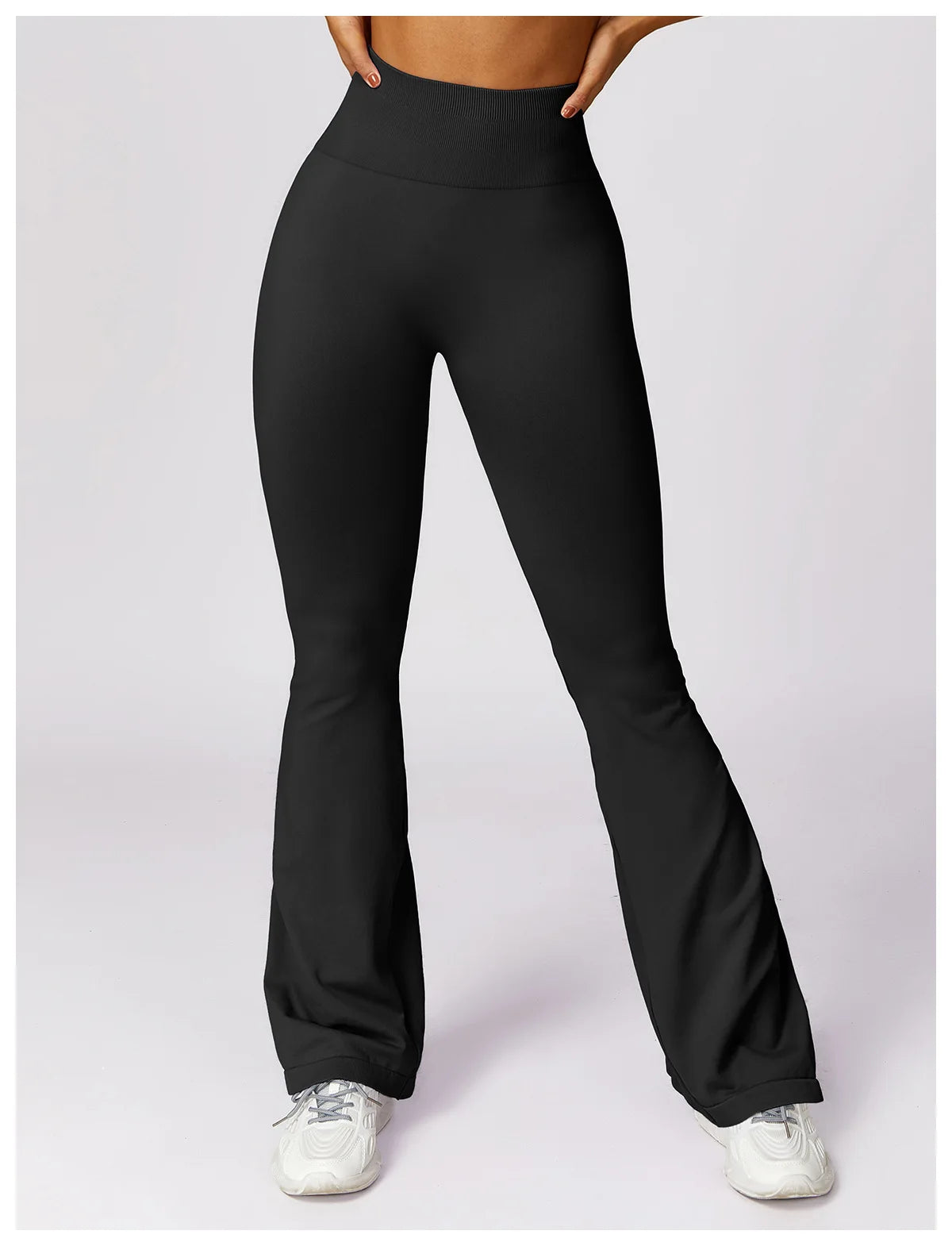 Leggings évasés sans couture pour femmes, pantalons évasés, pantalons de yoga, taille haute, pantalons à jambes larges, pantalons de sport évasés, vêtements de danse, entraînement de gym, fitness