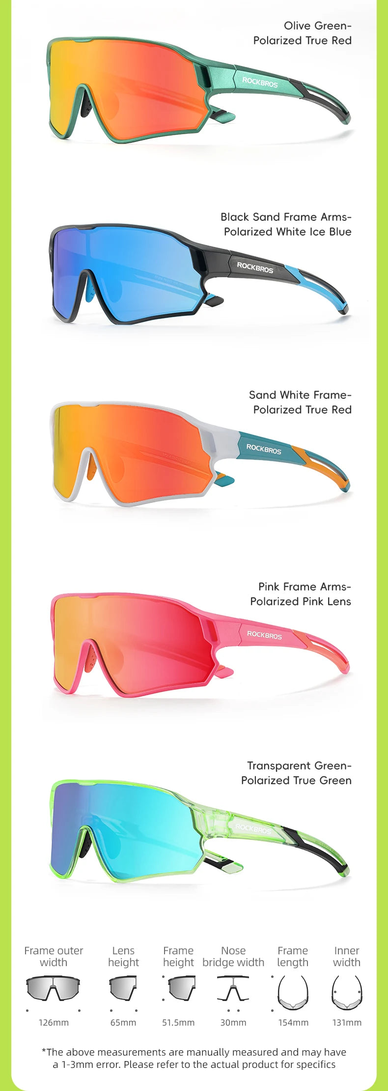 ROCKBROS lunettes de soleil enfants filles garçons lunettes polarisées/photochromiques enfants lunettes Protection UV lunettes lunettes