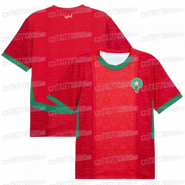 Nouveau T-shirt de football Monaco imprimé en 3D pour parents et enfants 2026 – Séchage rapide pour sports de plein air