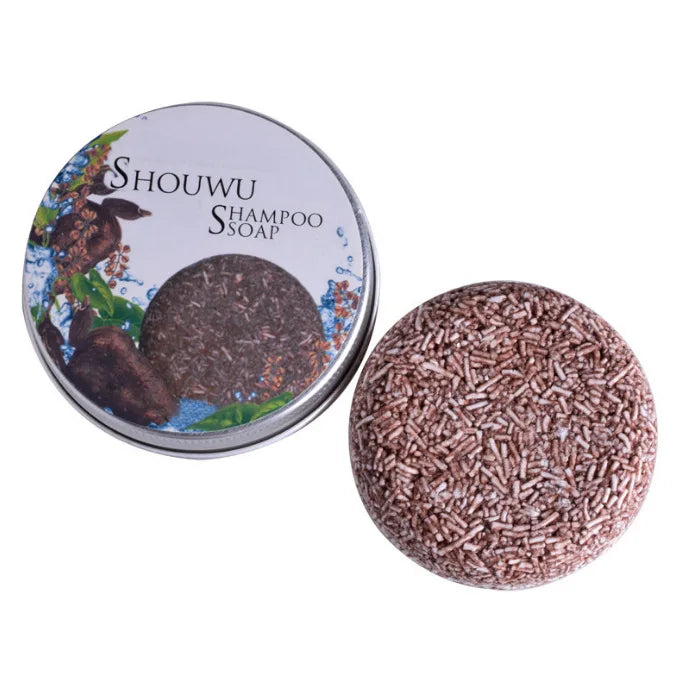 Polygonum savon cheveux assombrissant shampooing barre femmes hommes cheveux solide gingembre shampooing savon blanchissant différents Styles de barre de savon cheveux