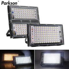 Éclairage LED étanche AC 220V IP65 projecteur extérieur projecteur 50W 100W 150W LED réflecteur lampadaire éclairage paysager