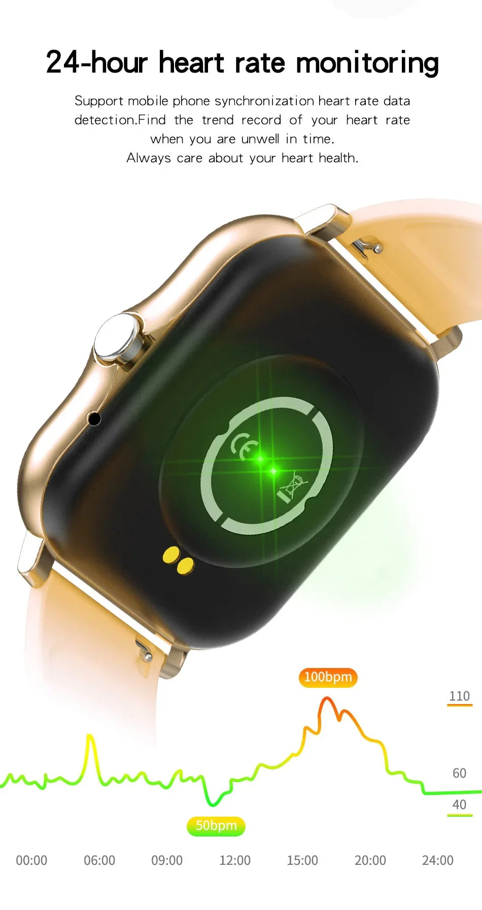Montre intelligente pour téléphone android. Écran couleur 1,44 pouces, entièrement tactile, appel Bluetooth, montre intelligente, charge magnétique