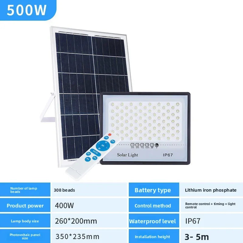 Lampes de jardin LED extérieures à énergie solaire – Spot mural étanche IP67 pour paysage, façades de construction et éclairage de secours