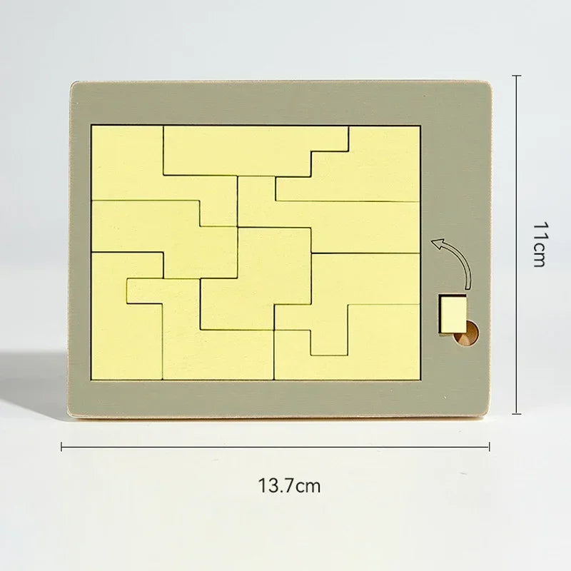Puzzles géométriques en bois défi Impossible combustion du cerveau décompression esprit casse-tête Puzzle pour adultes enfants