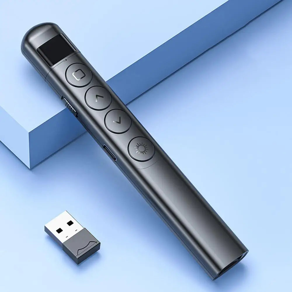 Wireless presentation pen with infrared remote control, USB laser pointer, PPT page turner, PowerPoint slide budget
