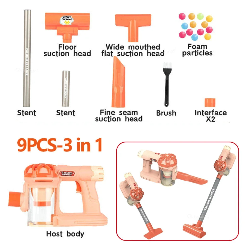 Ensemble d'aspirateur électrique de Simulation pour enfants, jouets de jeu de Simulation pour tout-petits, jeu de rôle, jouet éducatif pour filles et garçons, cadeaux