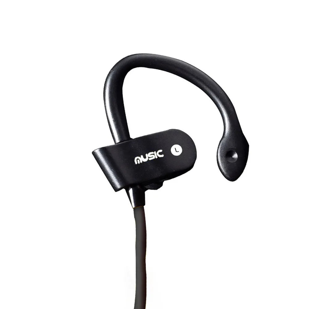 Écouteurs sans fil Bluetooth 5.0, casque d'écoute de sport, crochet d'oreille, étanche, tour de cou, casque magnétique avec micro pour Smartphone