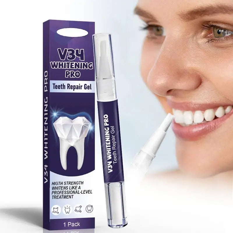 Stylo de blanchiment des dents brillant, gel dentaire, élimine rapidement les dents SAF, nouveau