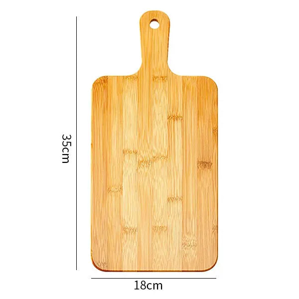 Planche à découper en bambou avec poignée, grande planche de service en bois, planches à découper de cuisine pour Pizza, légumes, viande