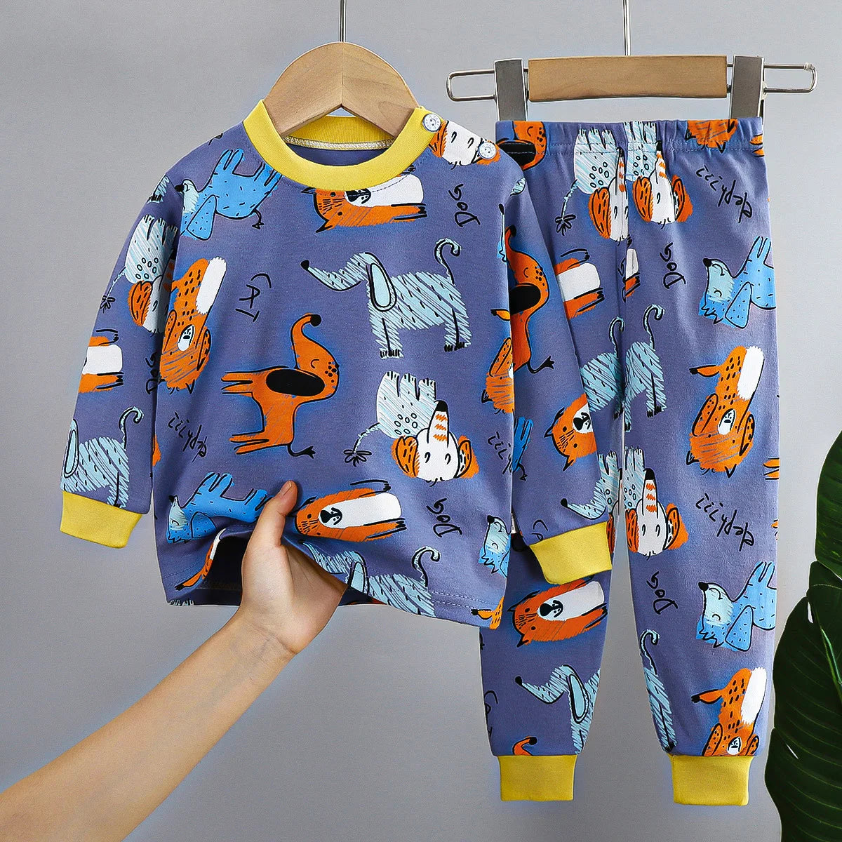 Vêtements pour enfants ensembles pour enfants vêtements pour enfants garçons filles coton automne hiver vêtements pantalons vêtements de nuit sous-vêtements