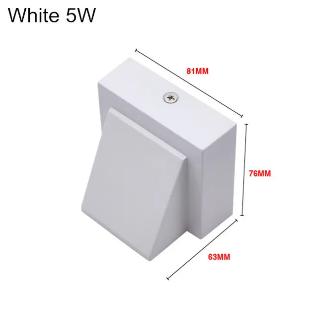 Applique Murale LED à Double Tête Imperméable Conforme à la Norme IP65, Éclairage d'Extérieur, 5/10W