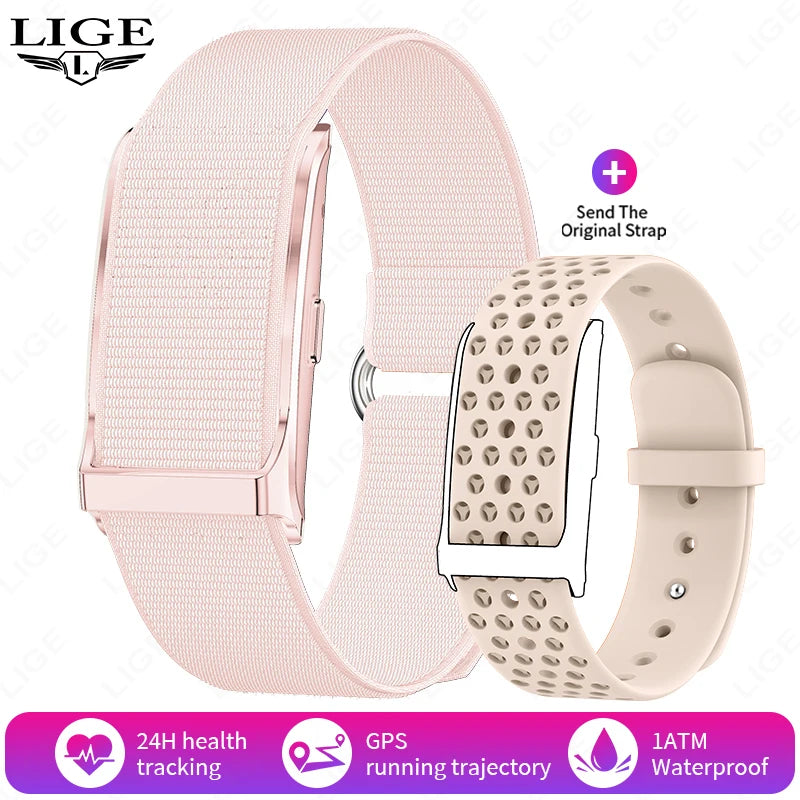 LIGE sans écran Bracelet intelligent fréquence cardiaque pression artérielle moniteur de sommeil podomètre sport Fitness Tracker hommes femmes Smartwatch 2025