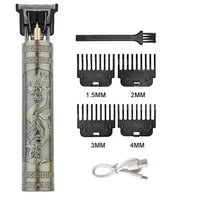 Tondeuse à cheveux électrique T9 pour hommes, tondeuse à barbe, tondeuse à cheveux Linge, machine de découpe de cheveux, barbier professionnel, rasoir