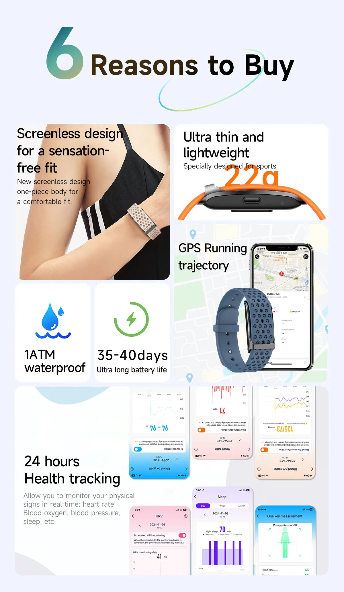 LIGE sans écran montre intelligente hommes Sports de plein air Fitness moniteur de fréquence cardiaque 1ATM étanche nouvelle montre intelligente pour Andrio IOS 2025