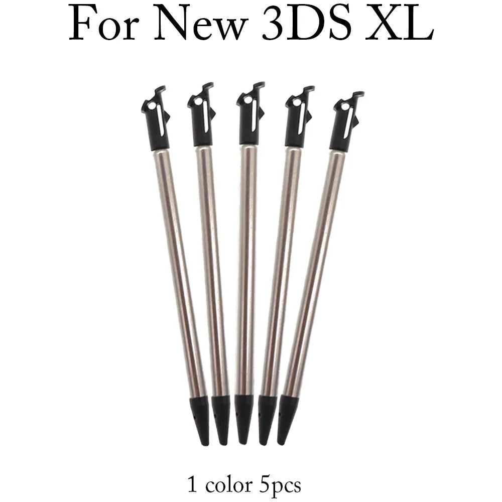 Plastic and metal touchscreen stylus, 1 set, for game consoles, compatible with Nintendo DS, Nintendo DS, Wii U, 2DS, 3DS XL, New 3DS XL, New 2DS XL