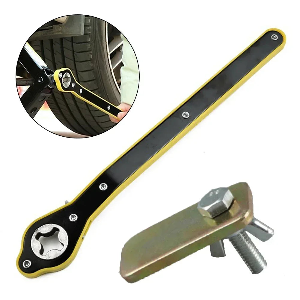 Clé à cliquet pour voiture, cric permettant d'économiser du travail, cric à ciseaux, roue de pneu de Garage, poignée, clé permettant d'économiser du travail, outils de réparation automobile