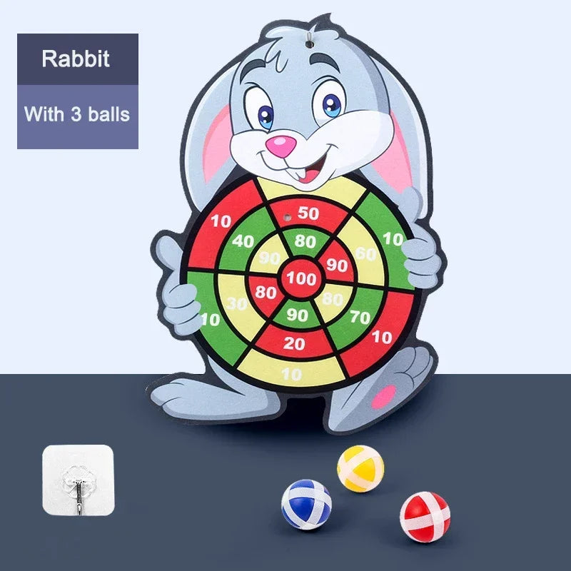 Jeu de fléchettes Montessori pour enfants, jouet pour bébé, balle collante, sports d'intérieur et d'extérieur