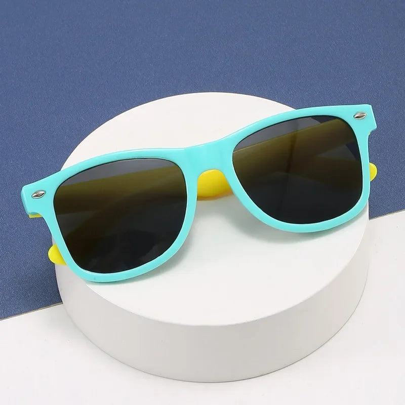 Lunettes De soleil pour enfants Non polarisées flexibles en plein air enfants lunettes De soleil été UV garçon fille Protection des yeux lunettes Gafas De Sol