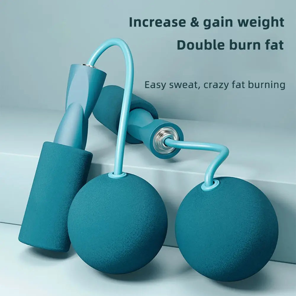 Avec balle lourde corde à sauter sans fil Yoga boxe sport et Fitness entraînement aérobic corde à sauter rapide Portable pour femme, homme