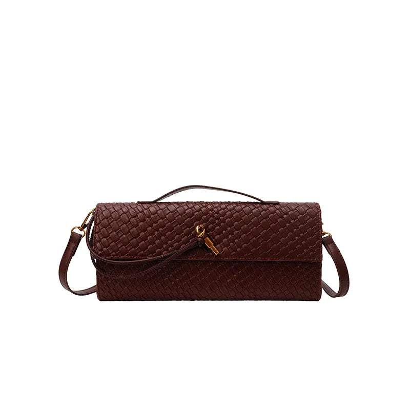 Elegant designer-inspired women's handbag - Luxury branded leather shoulder tote with optional shoulder strap 