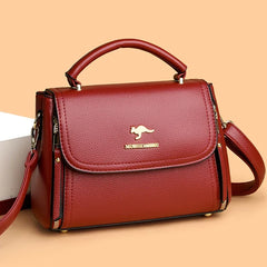 Women's soft leather top-handle bags, luxury design, insider messenger bags, high-quality handbags and purses, CommConsul Handbag 