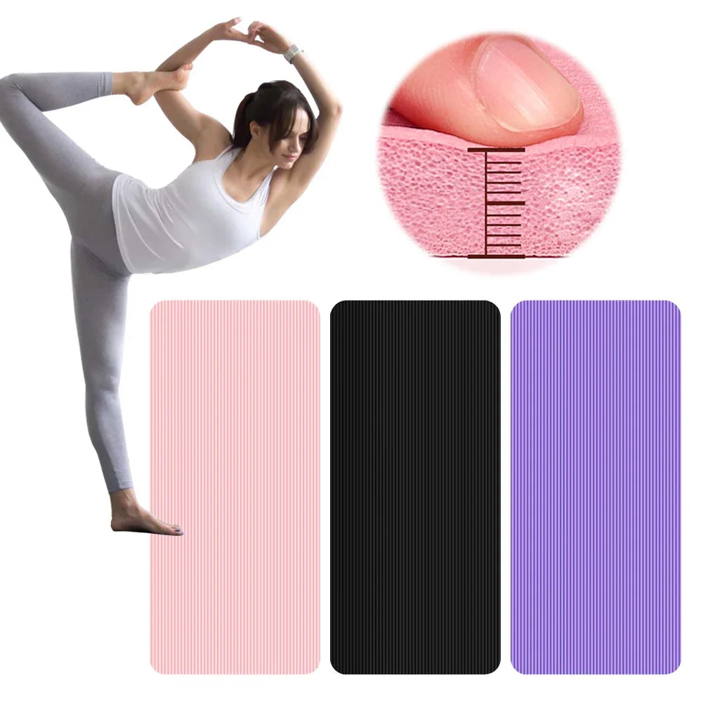 Tapis de Yoga antidérapant, épais, couleur unie, Fitness, entraînement multifonction pour la salle de sport à domicile