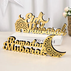 Ornement acrylique du Ramadan Mubarak 2025 Eid Mubarak Ramadan Kareem, décoration pour la maison, décor de fête musulmane islamique, cadeau Eid Al Adha