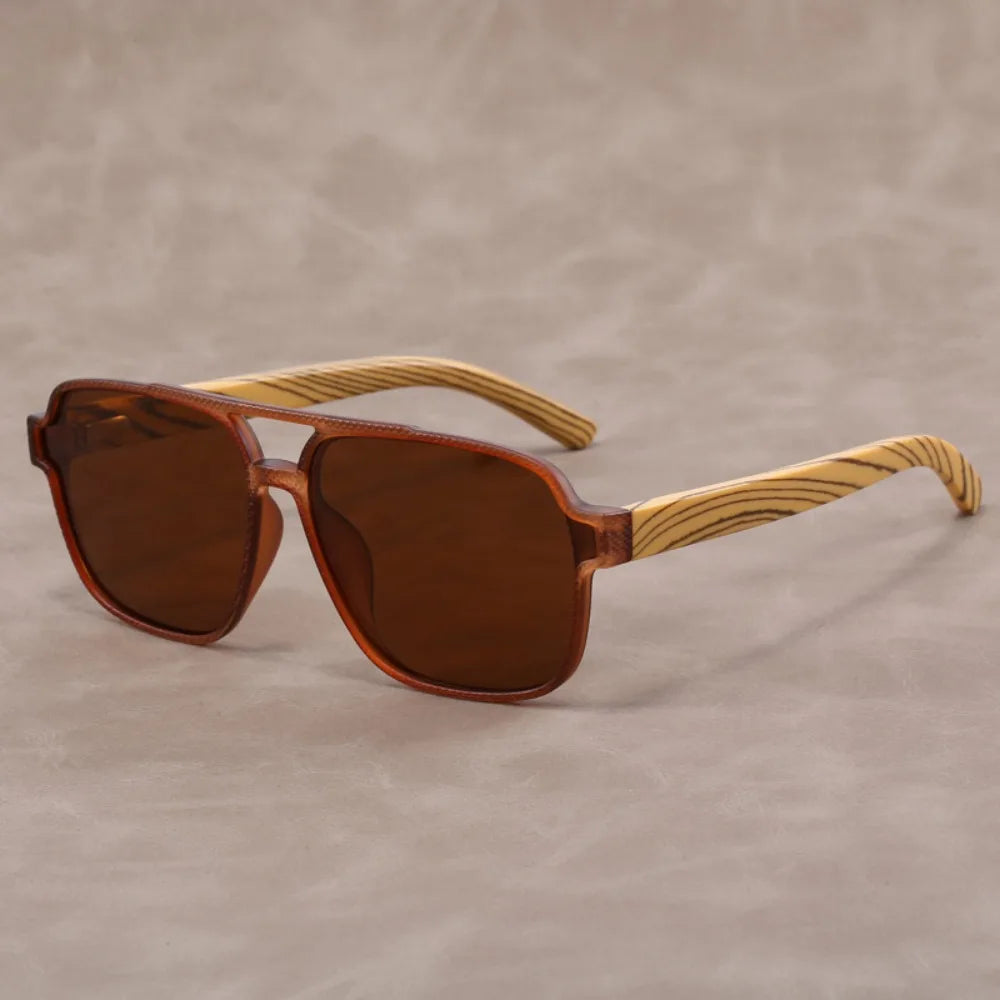 Lunettes de soleil à Grain de bois pour hommes lunettes de soleil à Grain de bois lunettes pour hommes lunettes polarisantes lunettes de Protection UV
