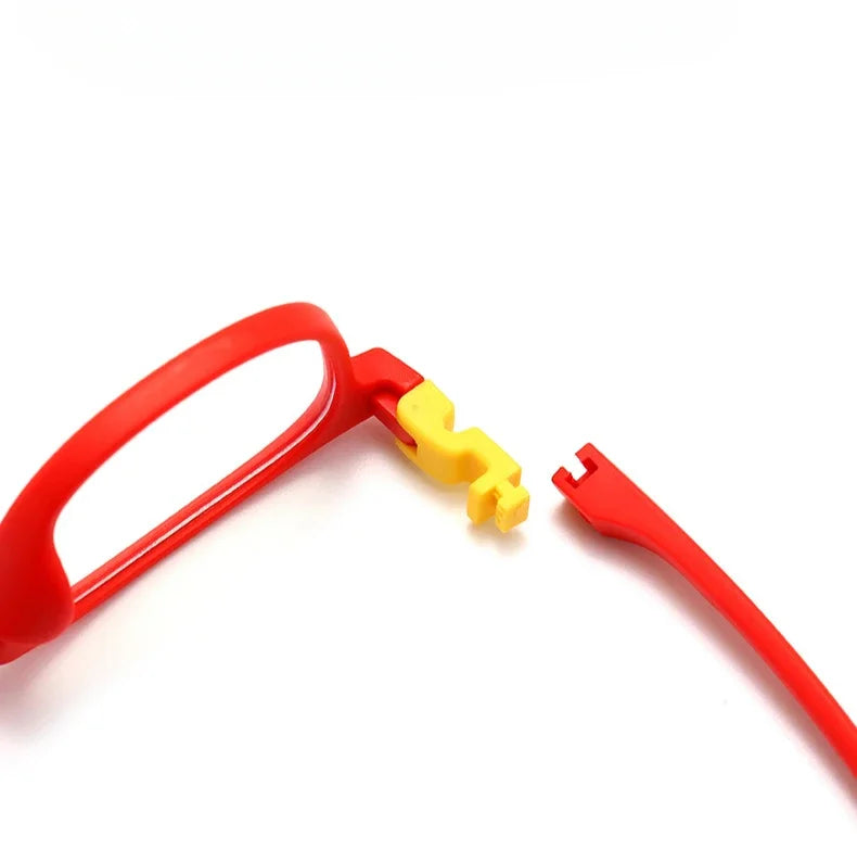 Children's silicone blue light blocking glasses, computer glasses, ultra-light frame, eye protection glasses, for kids, boys, and girls