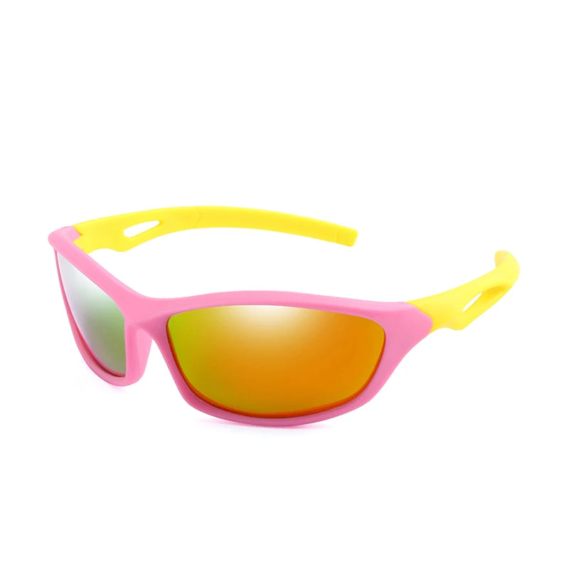 Enfants garçon sport lunettes de soleil TR90 Cool lunettes de soleil lunettes extérieures Protection UV lunettes équilibre voiture glisser nuances enfants lunettes