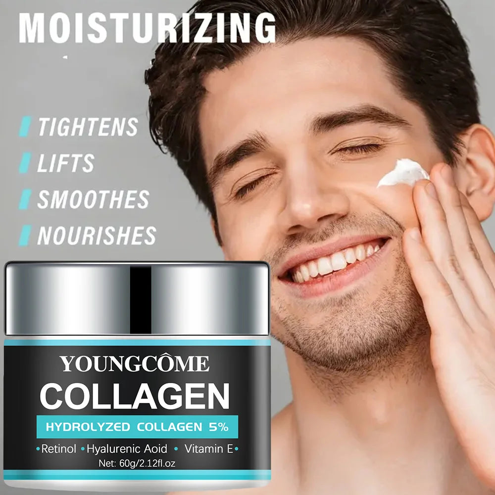 Hommes rétinol collagène rides lisses jour et nuit rétinol hydratant crème pour le visage crème hydratante raffermissante hydratante