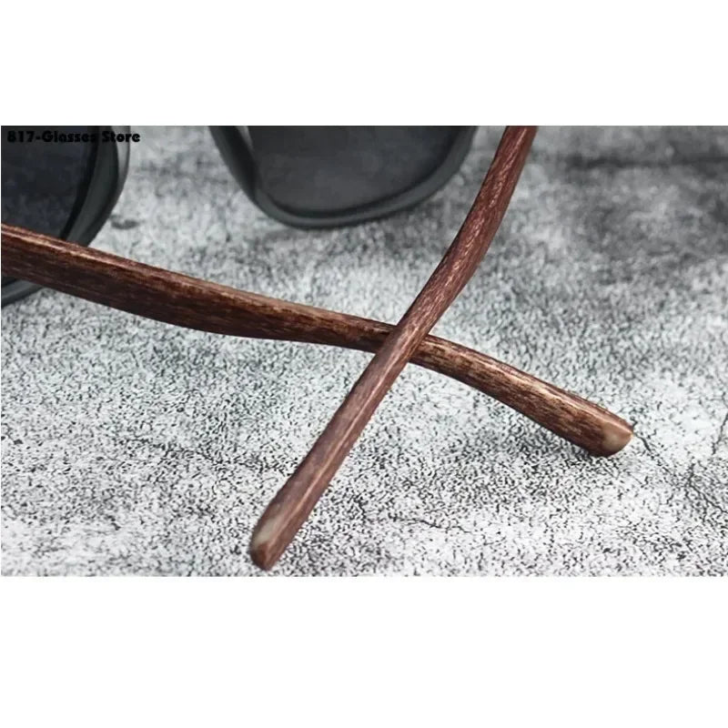 Retro wooden sunglasses for men and women, Mars polarized sunglasses, UV protection glasses, cycling, outdoor activities, street photography