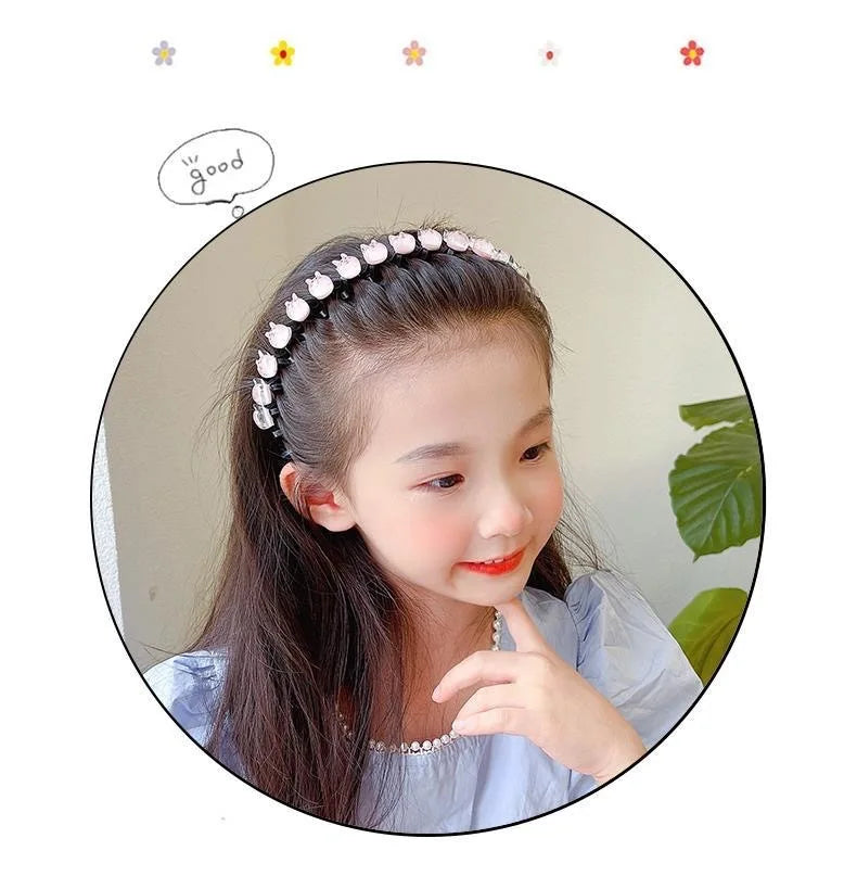 Accessoires de cheveux pour filles cravates bandeaux bande Bandeaux Scrunchie Bandana mode Haarband coréen diadème Cheveux Fille enfants mignon