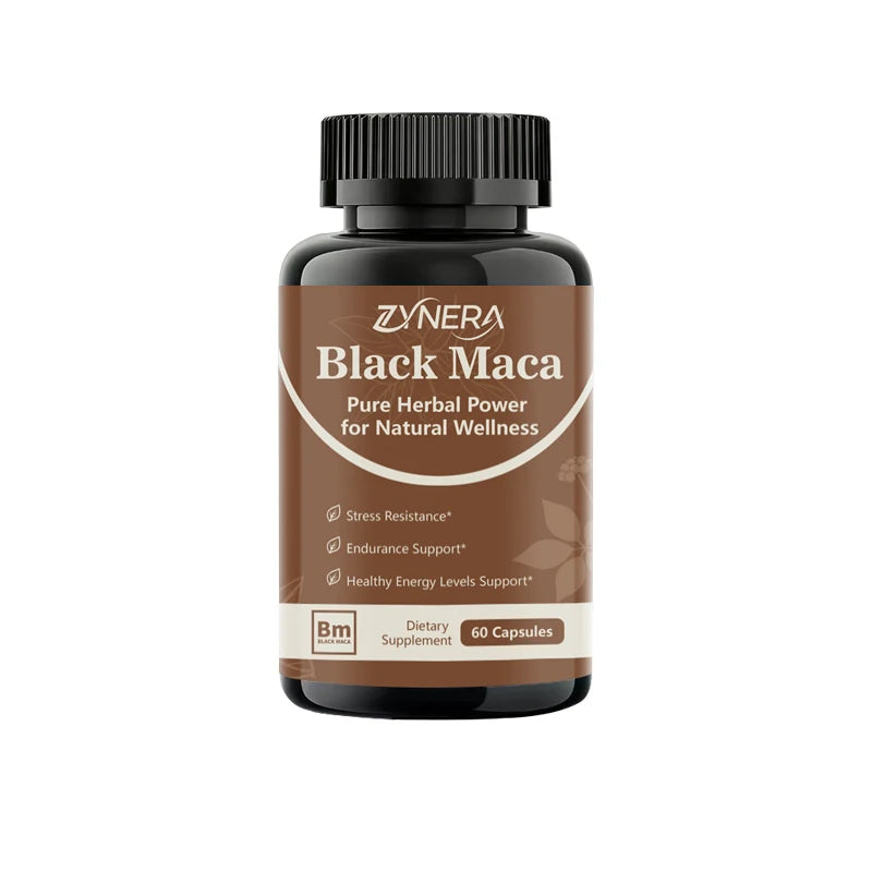 Puentes capsules de Maca noire, Booster de testostérone pour hommes, augmente la force, l'endurance, l'énergie, améliore l'immunité, supplément grand 18