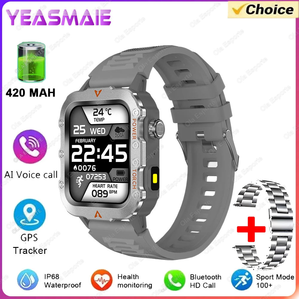 Montre intelligente de Sport en plein air avec éclairage Led hommes femmes montres Fitness Track ECG + PGG montre intelligente