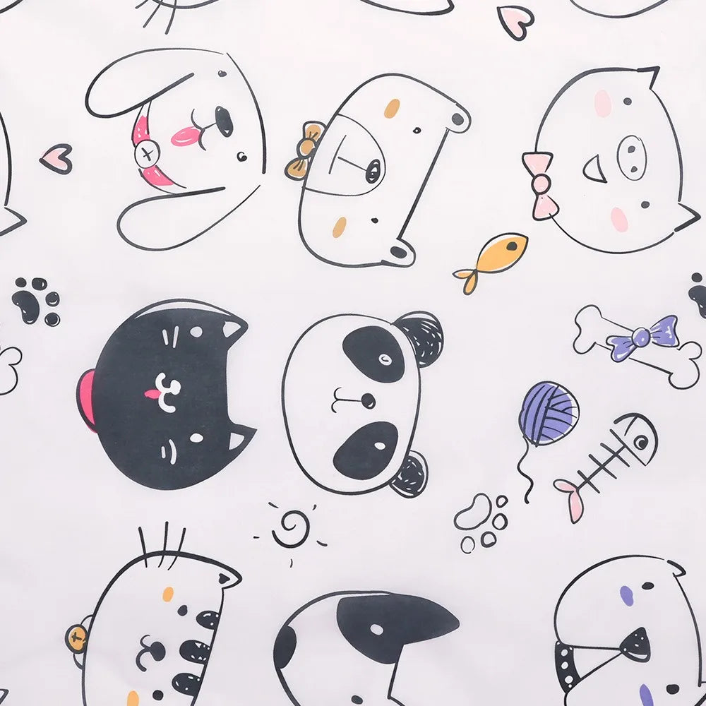 Cape de coupe de cheveux professionnelle pour enfants, dessin animé, enveloppe de barbier, Cape de coiffeur douce pour enfants, Animal Kawaii, robe de coupe imperméable