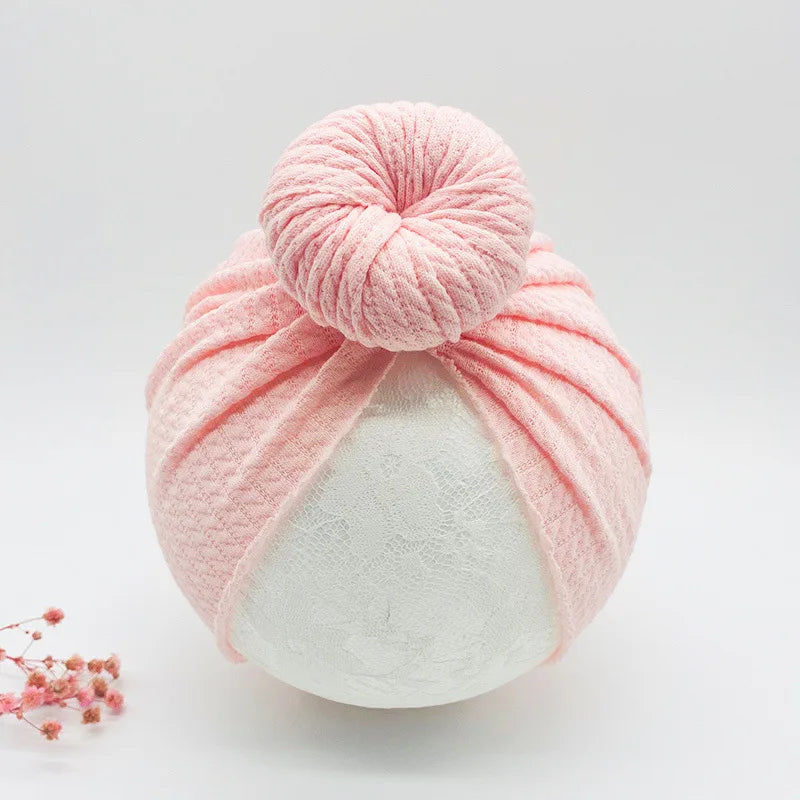 Chapeaux noués pour bébé fille, Bonnet avec nœud, Turban pour bébé, accessoires de tête pour nouveau-né, chapeau d'hiver, Bonnet chaud pour mère et enfant