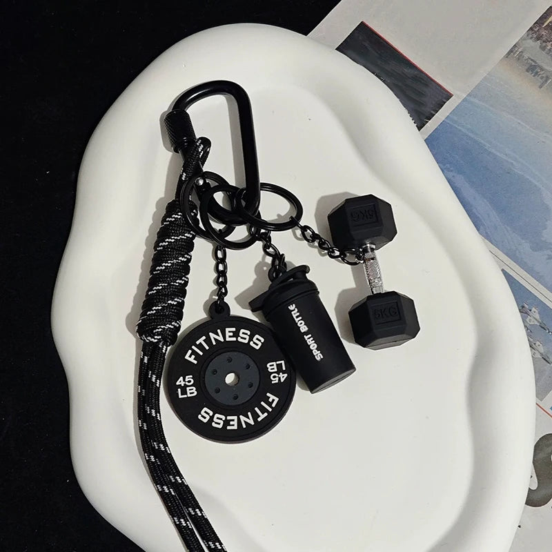 Porte-clés de Fitness pour les amateurs de gymnastique, cadeau Premium, accessoires pour les amateurs de sport, sacs d'entraînement, bouteilles d'eau, boucle en forme de D