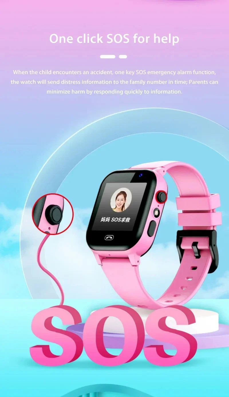 Xiaomi enfants 4G montre intelligente GPS localisation appel vidéo carte Sim SOS enfant montre intelligente caméra étanche mise à niveau montre pour garçons filles